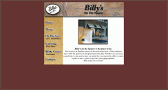 Desktop Screenshot of billysonthesquare.com